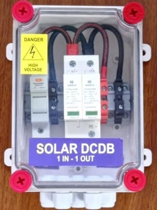 DCDB 1IN-1OUT 600V 130x180 FUSE & SPD