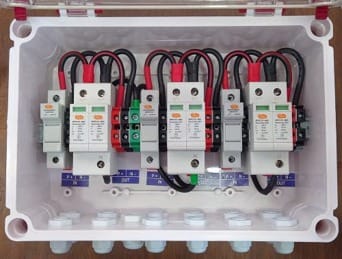 DCDB 3IN-3OUT 600V 3-SPD FUSE & SPD