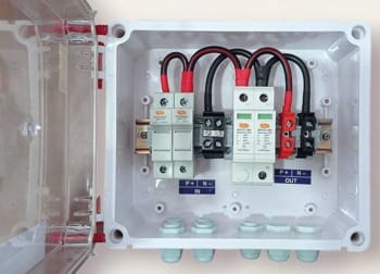 AJB DCDB 2IN-1OUT 600V – Fuse & SPD