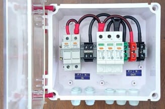 AJB DCDB 2IN-1OUT 1000V – Fuse, SPD & MCB