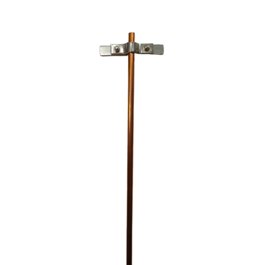 Copper Bonded Earth Rods With Clamp