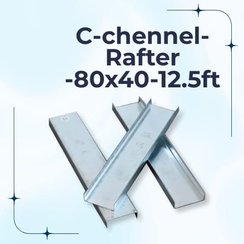 Pre - Gi C-Channel/Rafter 80x40 12.5ft