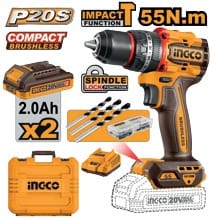 Compact Brushless Cordless Impact Drill