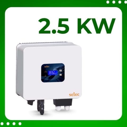 Single Phase, 2.5 kW Solar On Grid Inverter, BIS Certified