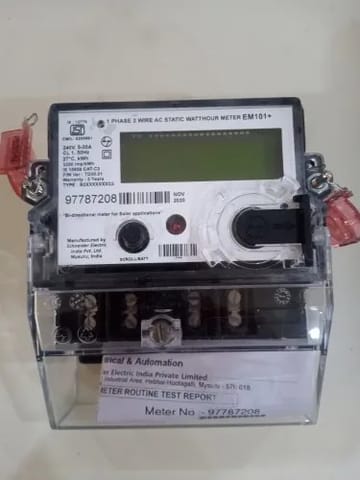 L&T 1Ph Gen Meter