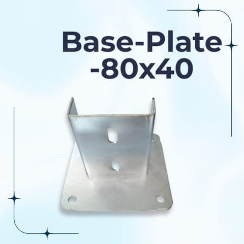 Pre - Gi Structure Base Plate 80x40