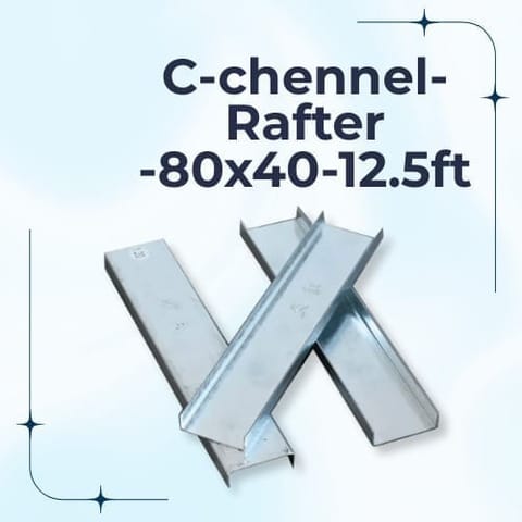 Pre - Gi C-Channel/Rafter 80x40 12.5ft