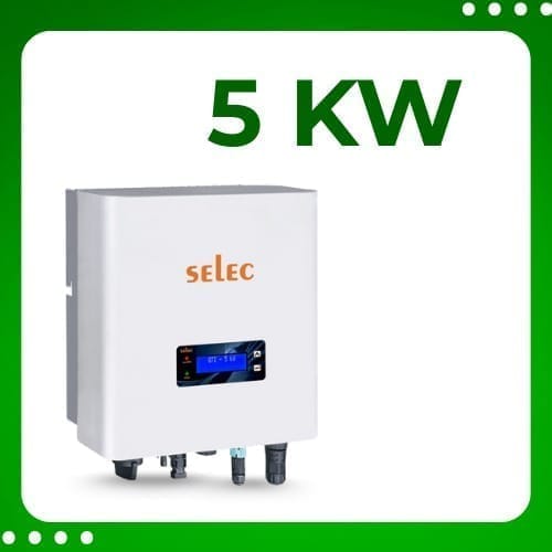 Single Phase, 5 kW Solar On Grid Inverter, BIS Certified(With DC Switch)