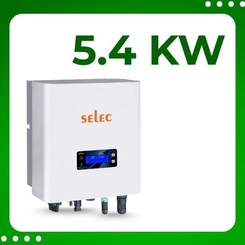 Single Phase, 5.4 kW Solar On Grid Inverter, BIS Certified(With DC Switch)