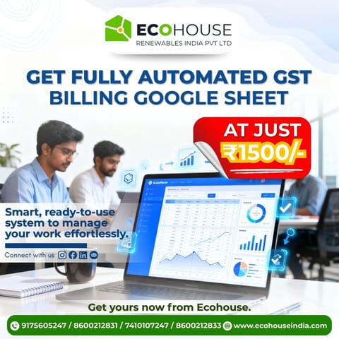 Fully Automated GST Billing Google Sheet