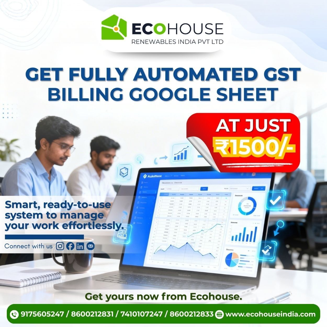 Fully Automated GST Billing Google Sheet