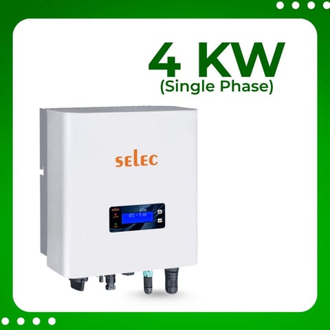 Single Phase, 4 kW Solar On Grid Inverter, BIS Certified