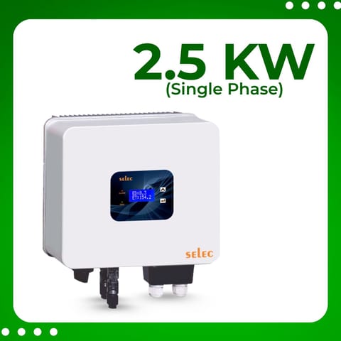 Single Phase, 2.5 kW Solar On Grid Inverter, BIS Certified