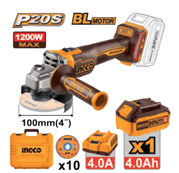 Cordless angle grinder