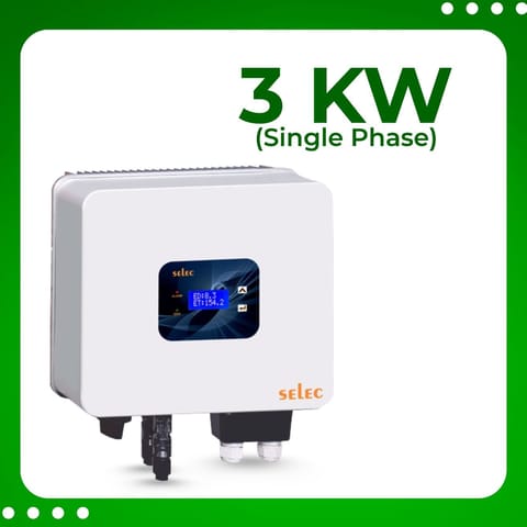 Single Phase, 3 kW Solar On Grid Inverter, BIS Certified
