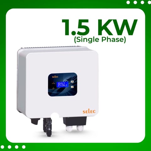 Single Phase, 1.5 kW Solar On Grid Inverter, BIS Certified