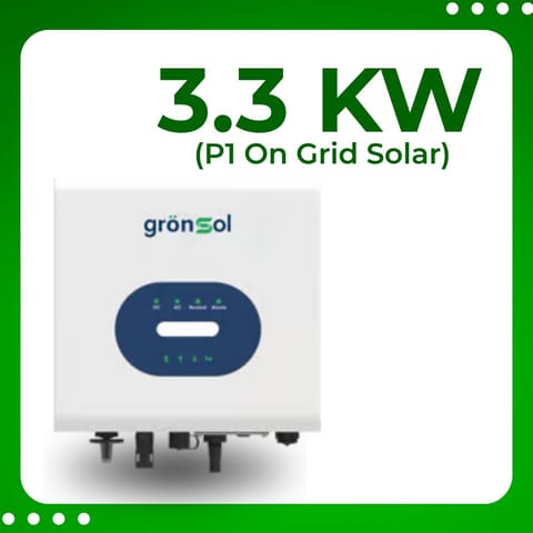 3.3kW P1 On Grid Solar Inverter