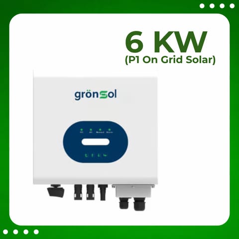 6Kw P1 On Grid Solar Inverter