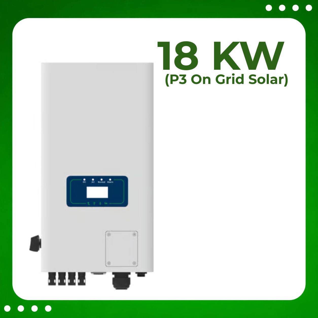 18Kw P3 On Grid Solar Inverter