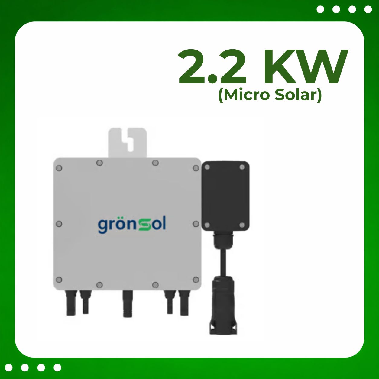 2.2 kW Micro Solar Inverter