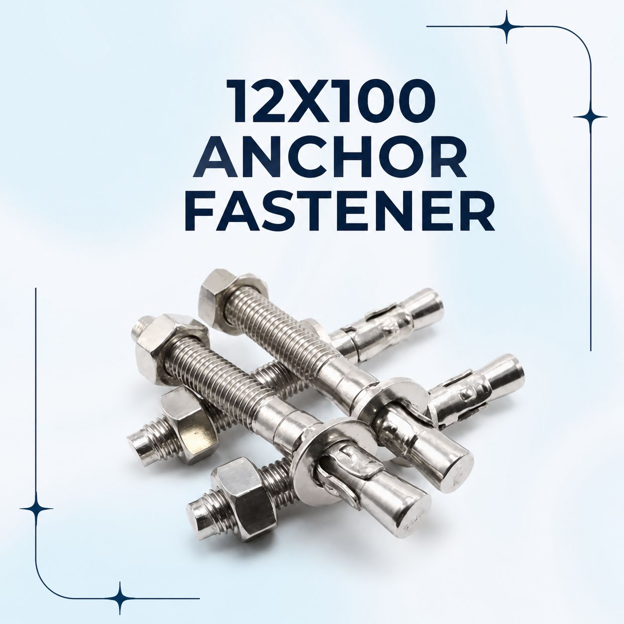 12X100 ANCHOR FASTENER(MOQ-500 Nos)