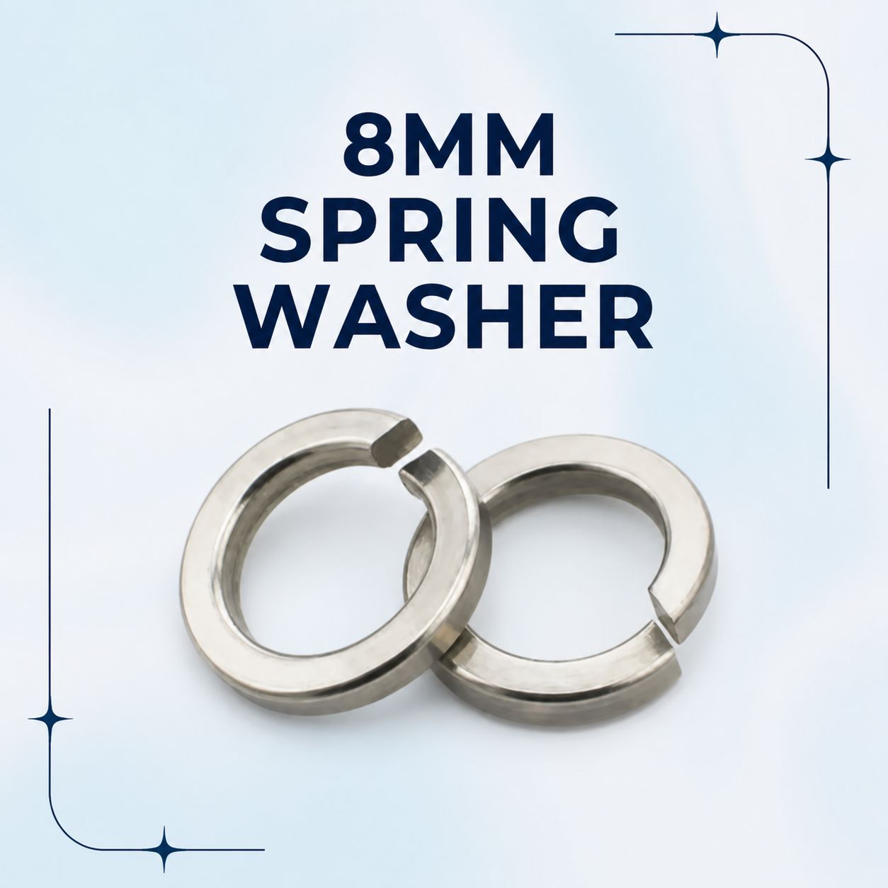 8MM SPRING WASHER(MOQ-500 Nos)