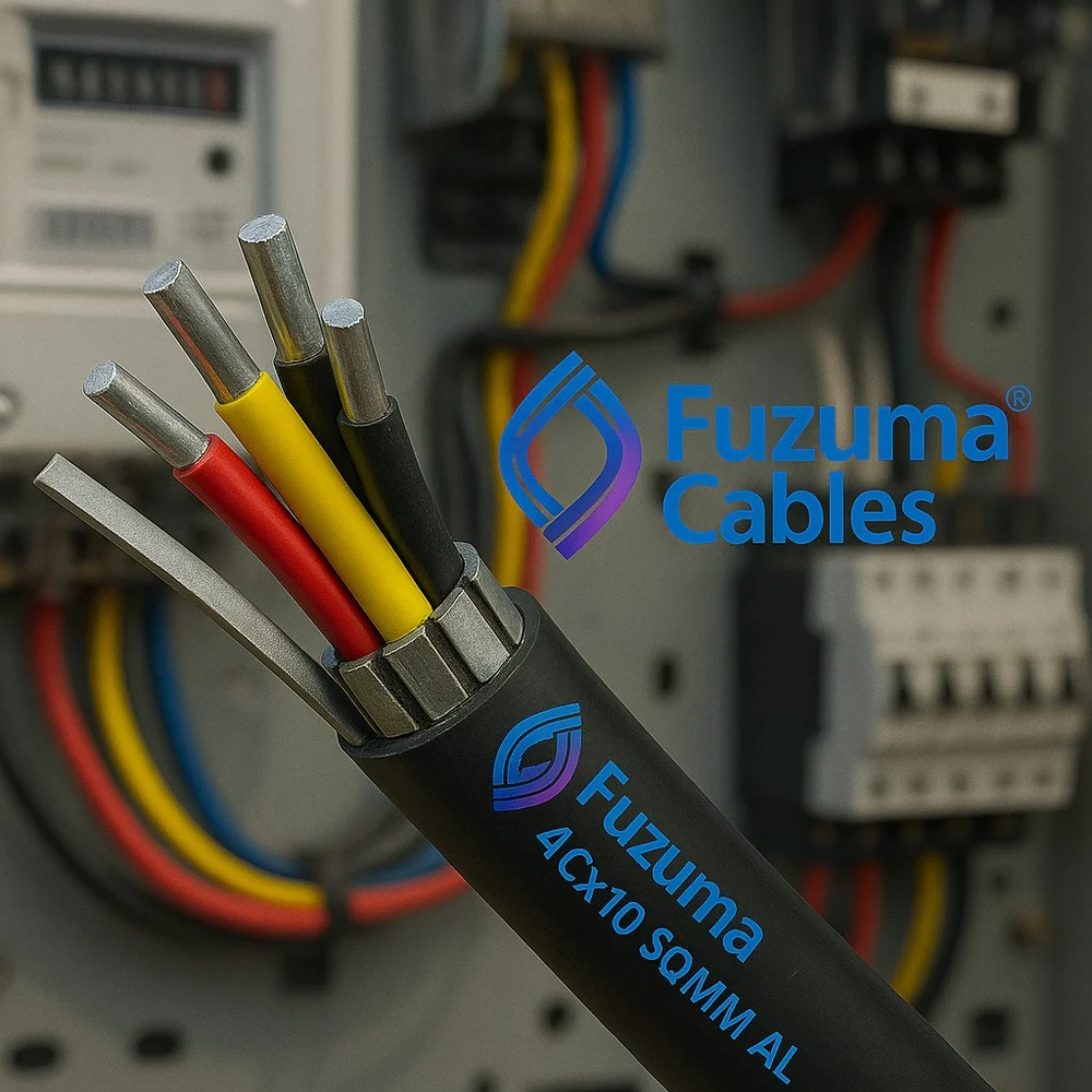 4cx10sq mm Aluminium Armoured Cable