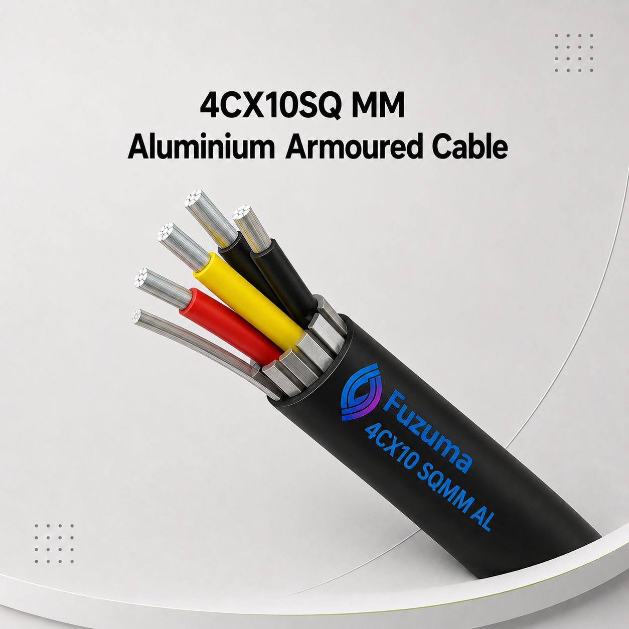 4cx10sq mm Aluminium Armoured Cable