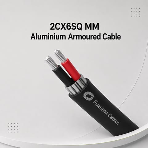 2cx6sq mm Aluminium Armoured Cable