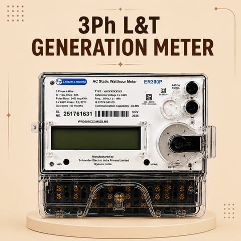 3Ph L&T generation meter