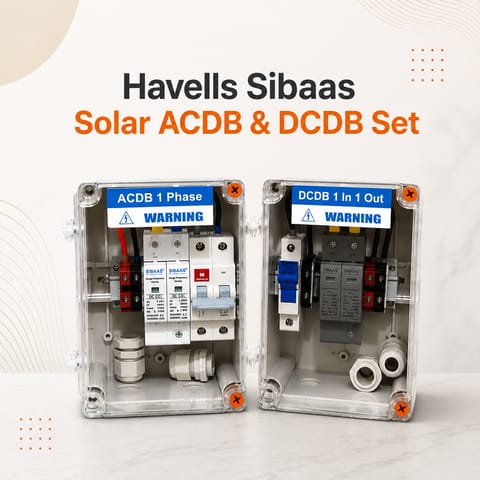 Havells Sibaas Solar ACDB & DCDB Set