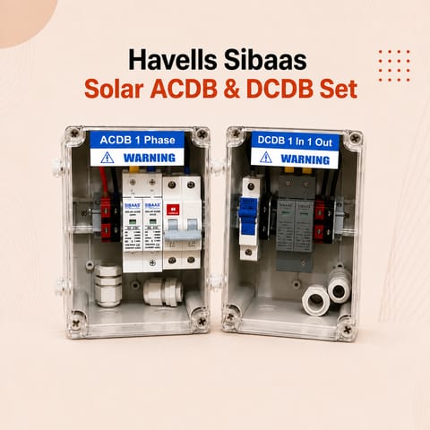 Havells Sibaas Solar ACDB & DCDB Set