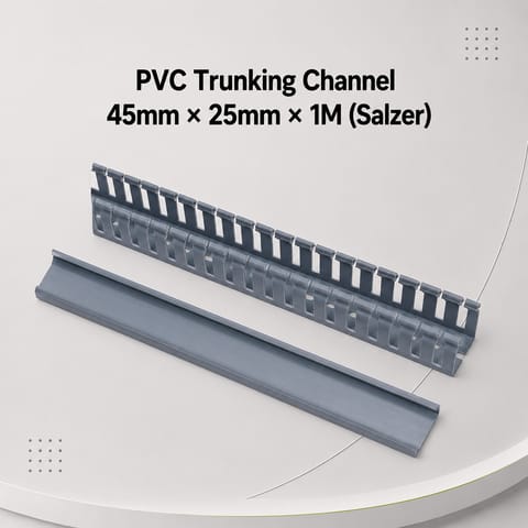 PVC Trunking Channel 45mm × 25mm × 1M (Salzer)