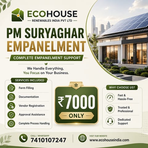 PM Suryaghar Empanelment Complete Support 