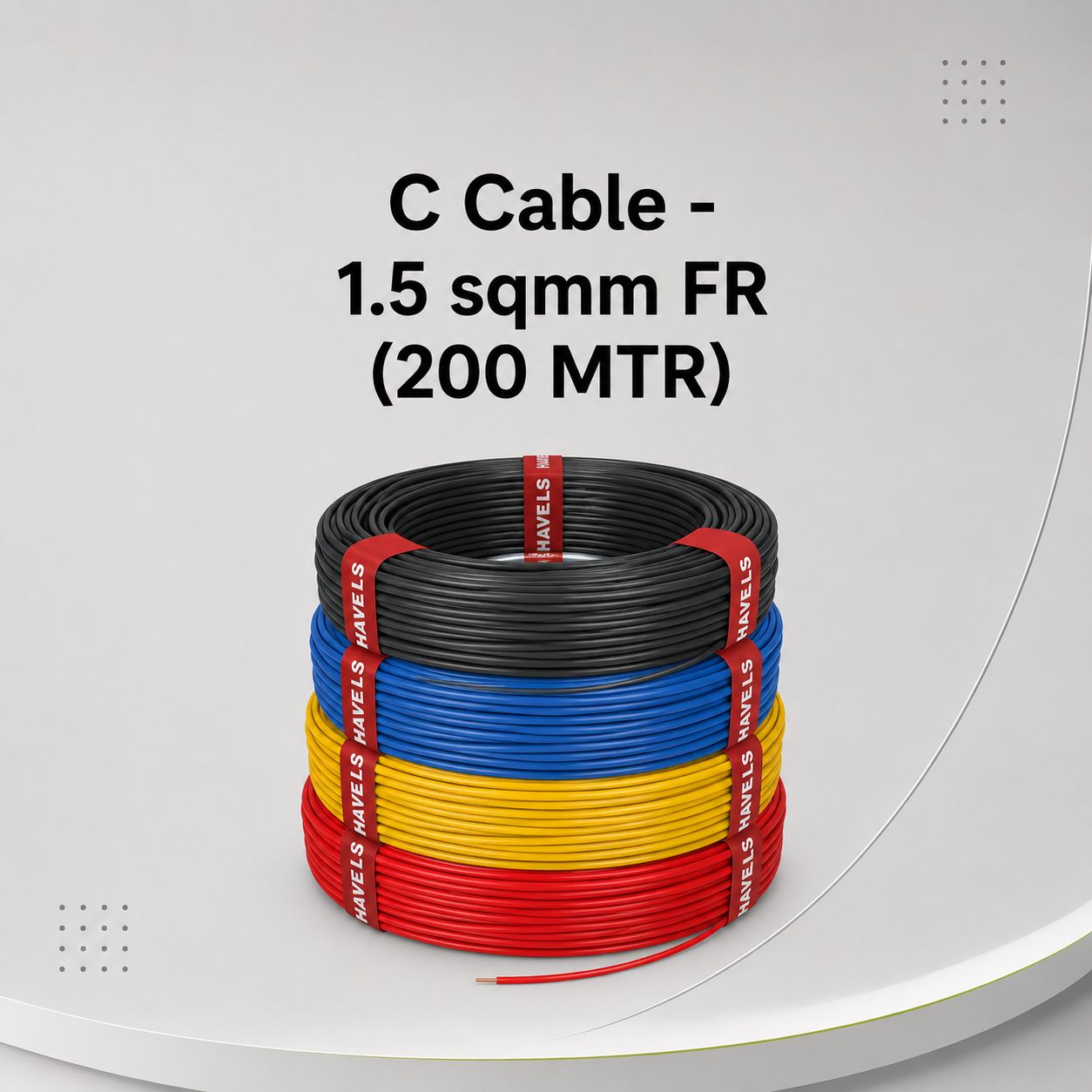 AC Cable - 1.5 sqmm FR (200 MTR)