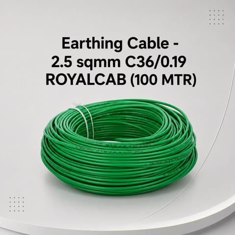 Earthing Cable - 2.5 sqmm C36/0.19 (100 MTR)