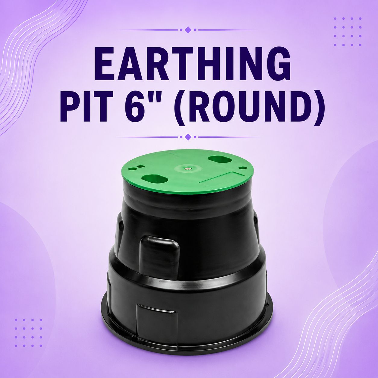 Earthing Pit 6" (Round)