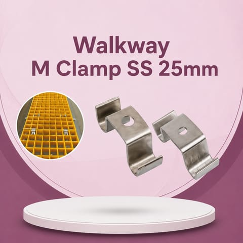 Walkway M Clamp SS 25mm