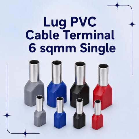 Lug PVC Cable Terminal 6 sqmm Single