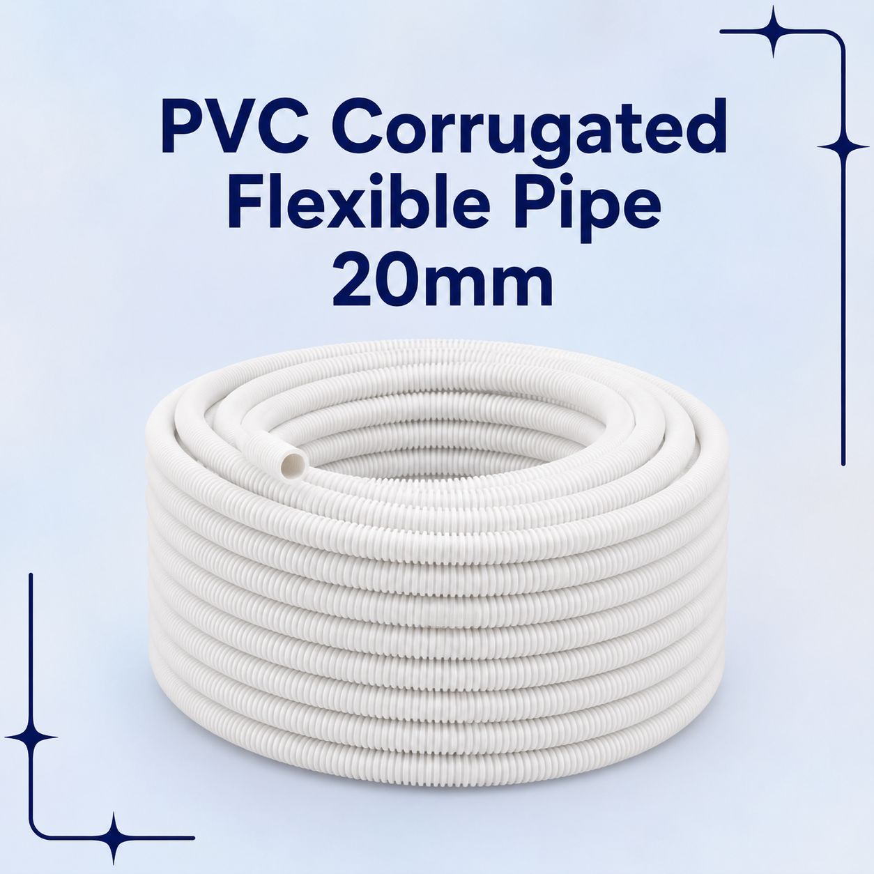 PVC Corrugated Flexible Pipe 20mm