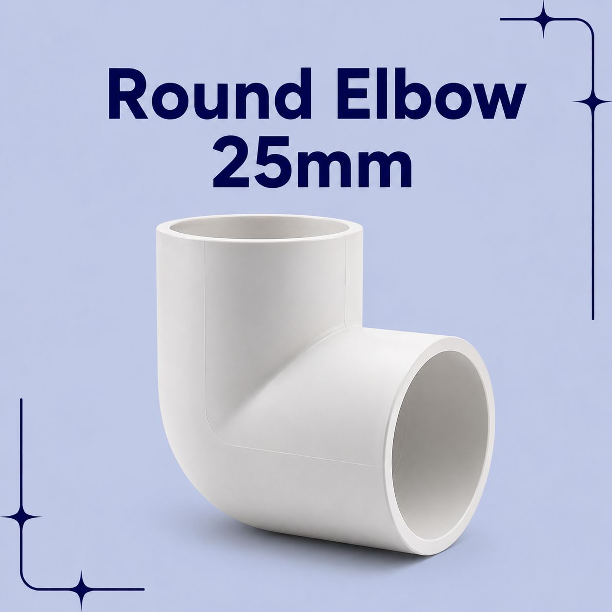 Round Elbow 25mm