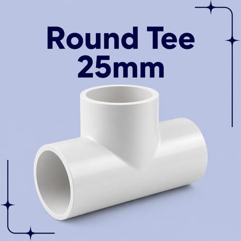Round Tee 25mm
