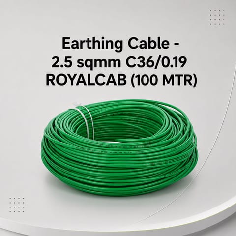 Earthing Cable - 2.5 sqmm C36/0.19 (100 MTR)
