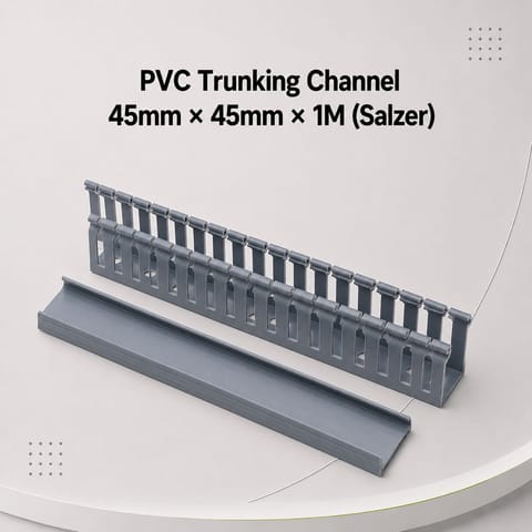 PVC Trunking Channel 45mm × 45mm × 1M (Salzer)