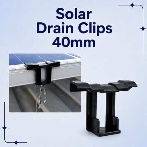 SOLAR DRAIN CLIPS 40MM