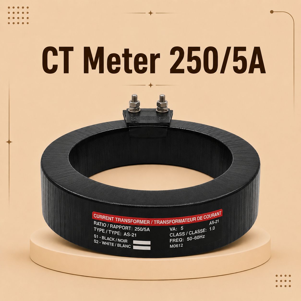 CT Meter 250/5A