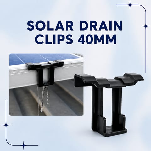 SOLAR DRAIN CLIPS 40MM