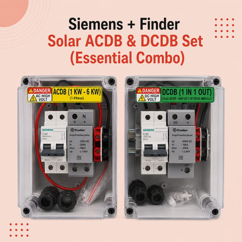 Siemens + Finder Solar ACDB & DCDB Set (Essential Combo)