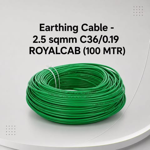 Earthing Cable - 2.5 sqmm C36/0.19 (100 MTR)