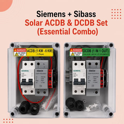 Siemens + Sibass Solar ACDB & DCDB Set (Essential Combo)